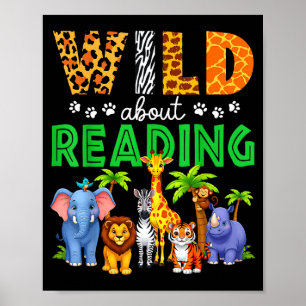 Poster Leitor de livros leitor bibliotecário amante de an