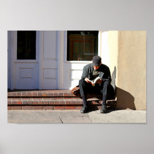 Póster Leitor em Papais noeis Fe