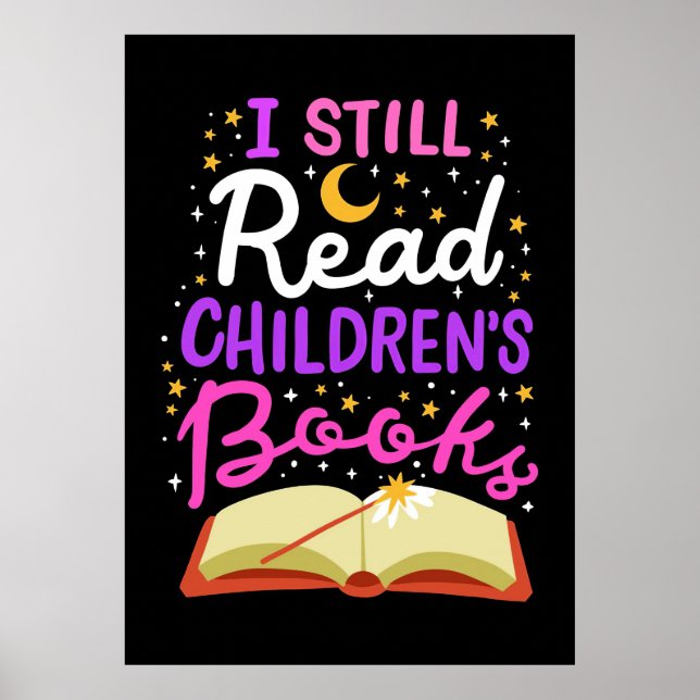Poster Leitor Presente Ainda Li Livros Infantis (Frente)