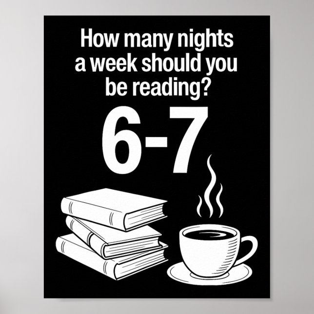Poster Leitura 67 Meme Professor de Inglês Engraçado Aman (Frente)