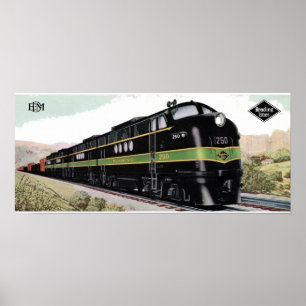 Poster Leitura das Linhas Ferroviárias FT 250