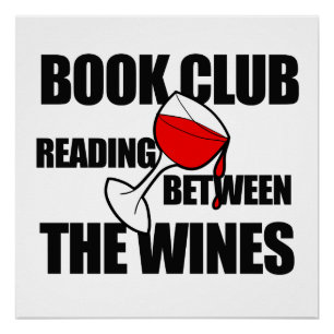 Póster Leitura de BOOK CLUB entre vinhos