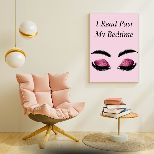 Poster Leitura de Booklover Engraçado (Criador carregado)