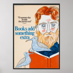 Poster Leitura de Fotos Vintage Desnecessárias