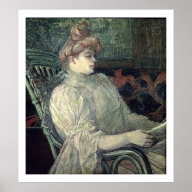 Póster Leitura de Mulher (Frente)
