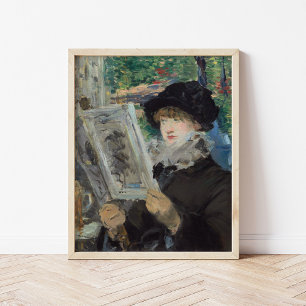 Poster Leitura de Mulher   Édouard Manet