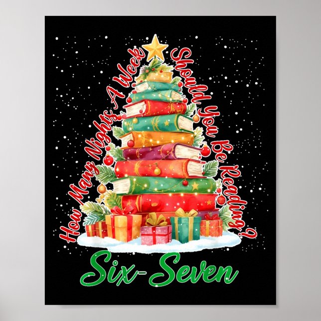 Poster Leitura de Natal 67 Seis Sete Meme Professor Livro (Frente)