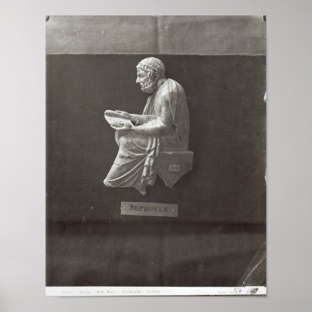 Póster Leitura de poeta Sófocles (Frente)