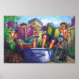 Póster Leitura de Verão