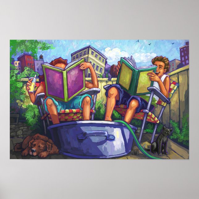Póster Leitura de Verão (Frente)