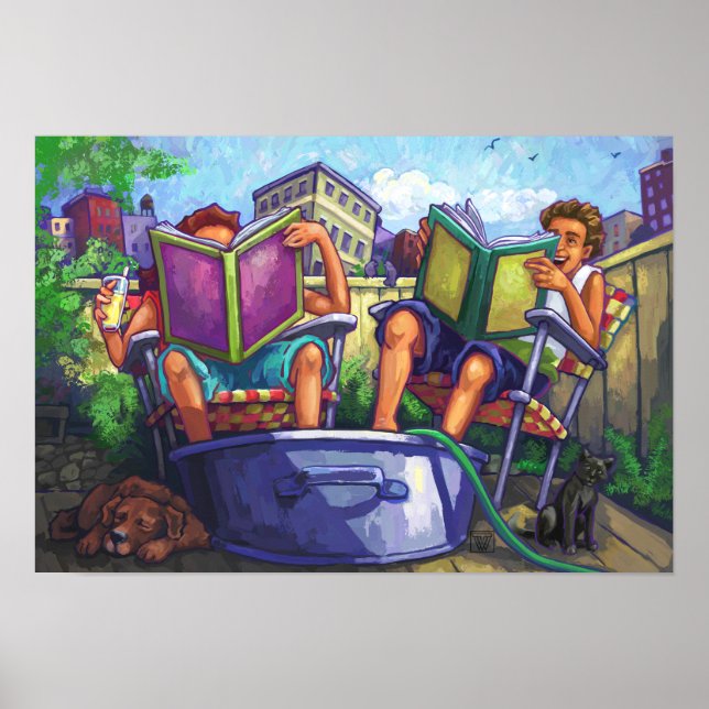 Póster Leitura de Verão (Frente)