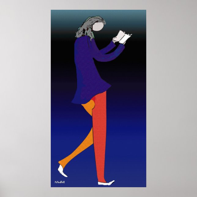 Póster Leitura de Walker (Frente)