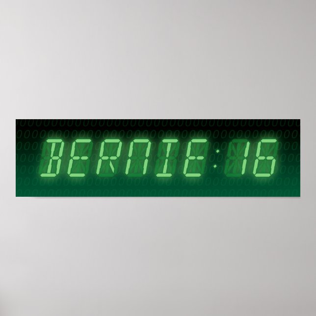 Póster Leitura Digital Bernie Sanders (Frente)