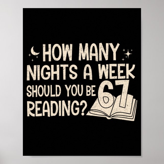 Poster Leitura Divertida 67 Seis Sete Meme Professor de I (Frente)