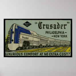 Póster Leitura do cruzador ferroviário 1937