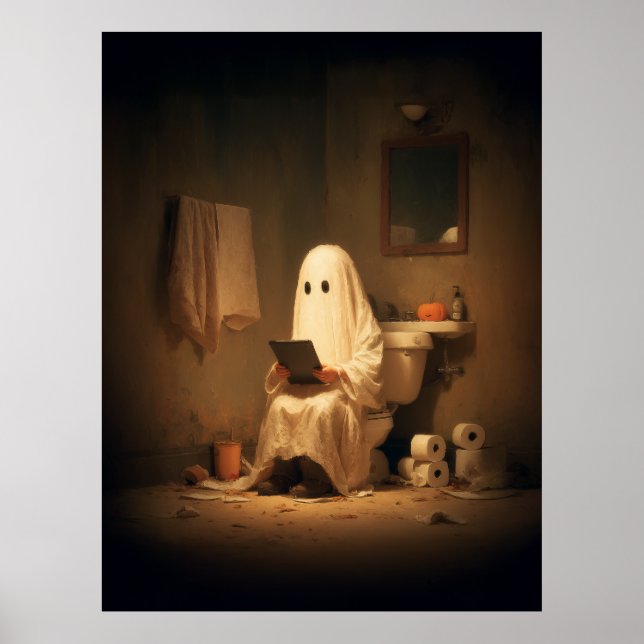 Poster Leitura do fantasma do compartimento de restauraçã (Frente)
