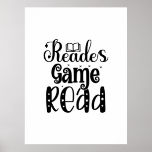 Poster Leitura do Jogo de Arte Leitura