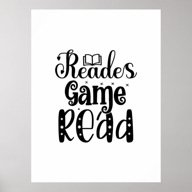 Poster Leitura do Jogo de Arte Leitura (Frente)
