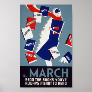 Poster Leitura em deco