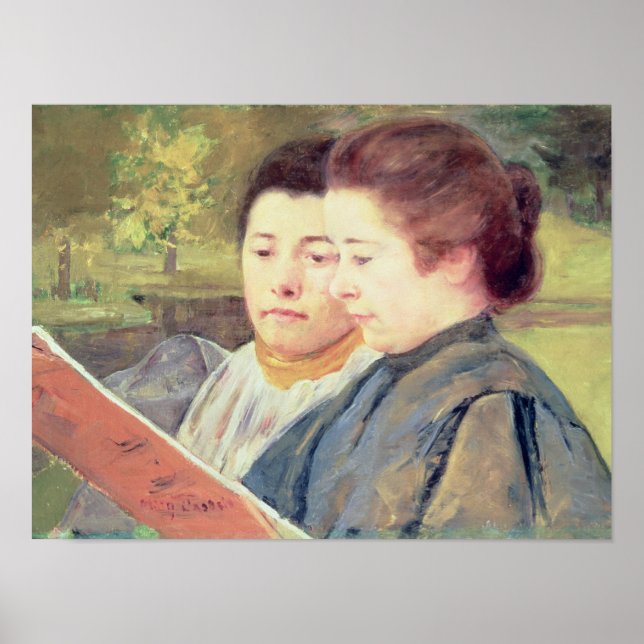 Póster Leitura feminina (Frente)