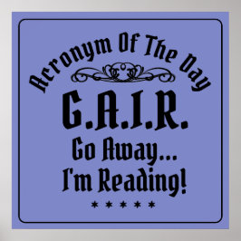 Poster Leitura Humorística Texto Preto