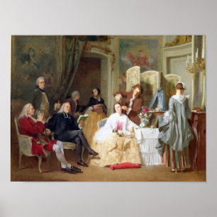 Póster Leitura "Manon Lescaut" de Prevost do Abbe, 1856