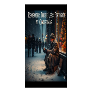 PÓSTER LEMBARE-SE DOS MENOS AFORTUNADOS NO NATAL