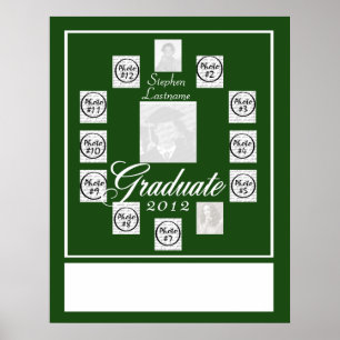 Póster Lembrança da foto da progressão da graduação