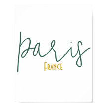 Lembrança de Paris, França