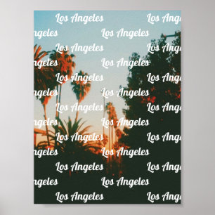 Poster Lembrança de viagem de Los Angeles, West Hollywood