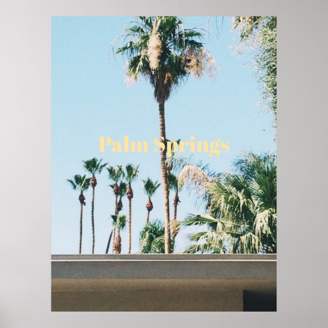 Poster Lembrança de viagem de Palm Springs (Frente)