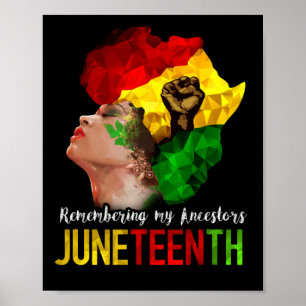 Poster Lembrando Meus Ancestrais Junteo Black 1865