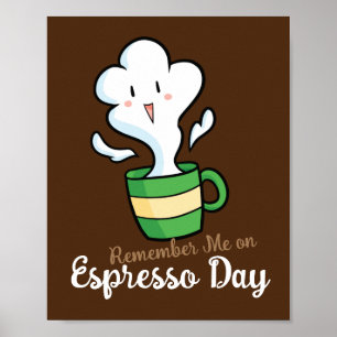 Poster Lembre-se de mim personalizável no dia do expresso