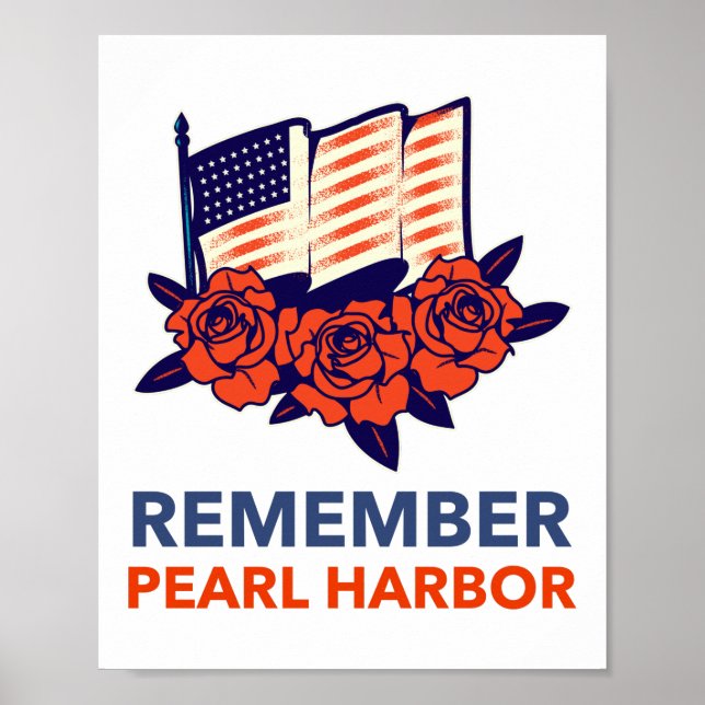 Poster Lembre-se de Pearl Harbor (Frente)