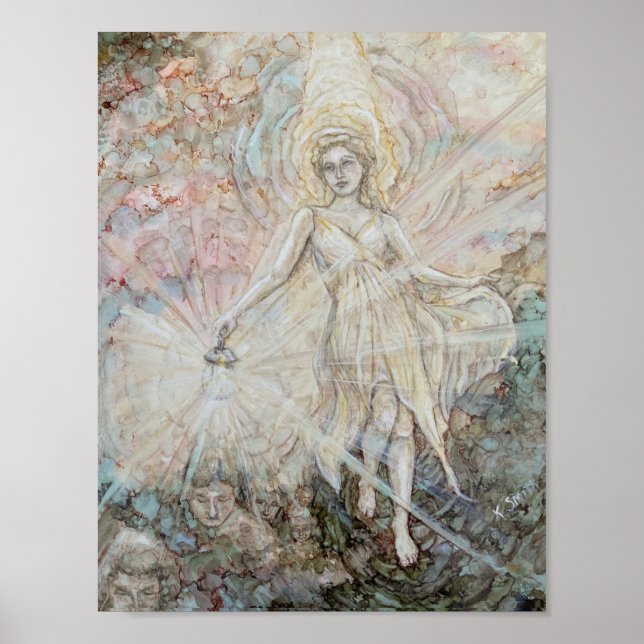 Poster "Lembre-se de quem você é: ser leve" (Frente)