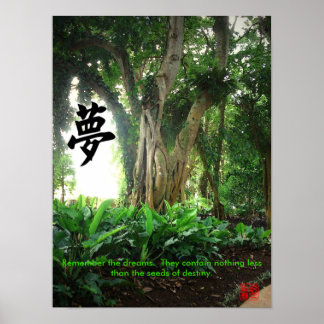 Póster Lembre-se dos sonhos. ...