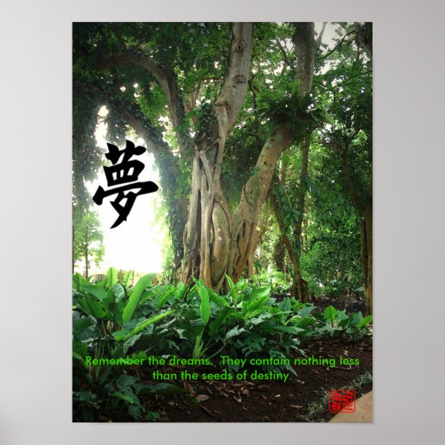 Póster Lembre-se dos sonhos. ... (Frente)