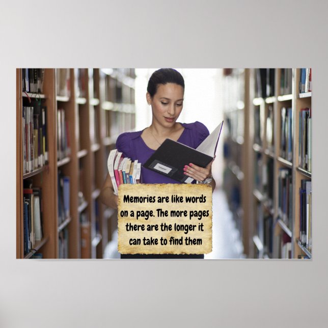 Poster Lembrete de memória. (Frente)