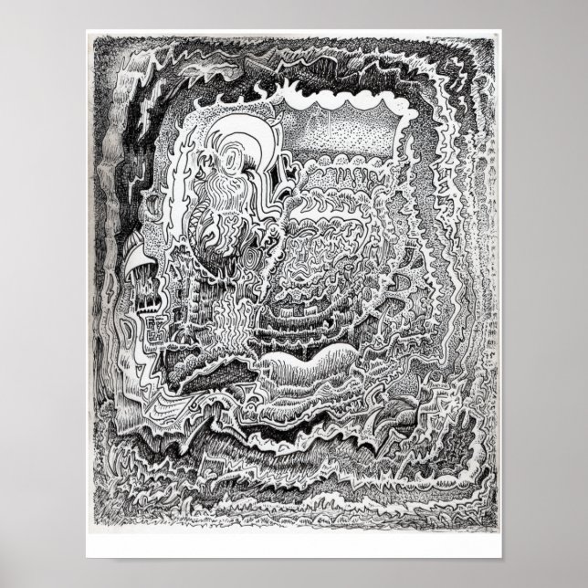 Poster Lembrete do Cérebro Antigo (Frente)