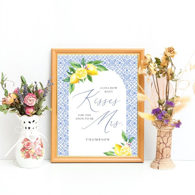 Poster Lemon adivinha quantos beijos para que em breve se (Criador carregado)