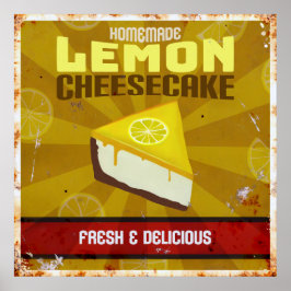 Poster Lemon Cheesecake