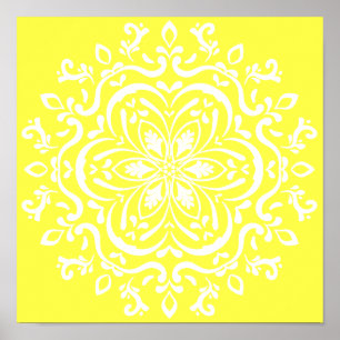Póster Lemon Mandala