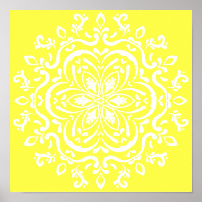 Póster Lemon Mandala (Frente)