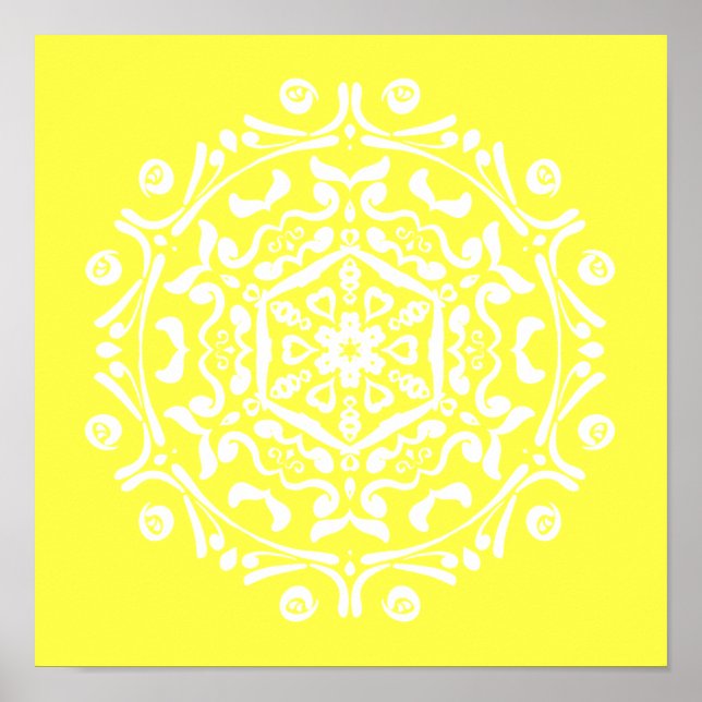 Poster Lemon Mandala (Frente)