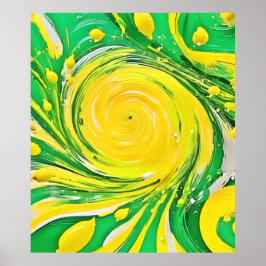 Poster Lemon Tornado Design