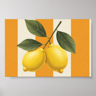 Poster Lemon Wall Art