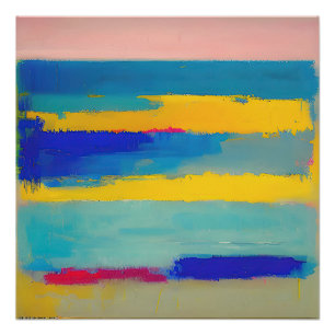 Póster "Lemonade Lullaby" Abstrato Art
