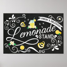 Lemonade Stand Wall Art - Sinal de Evento