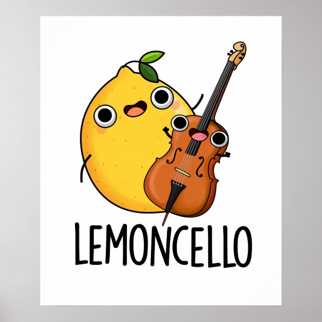 Poster Lemoncello Funny Bebe Pun (Frente)
