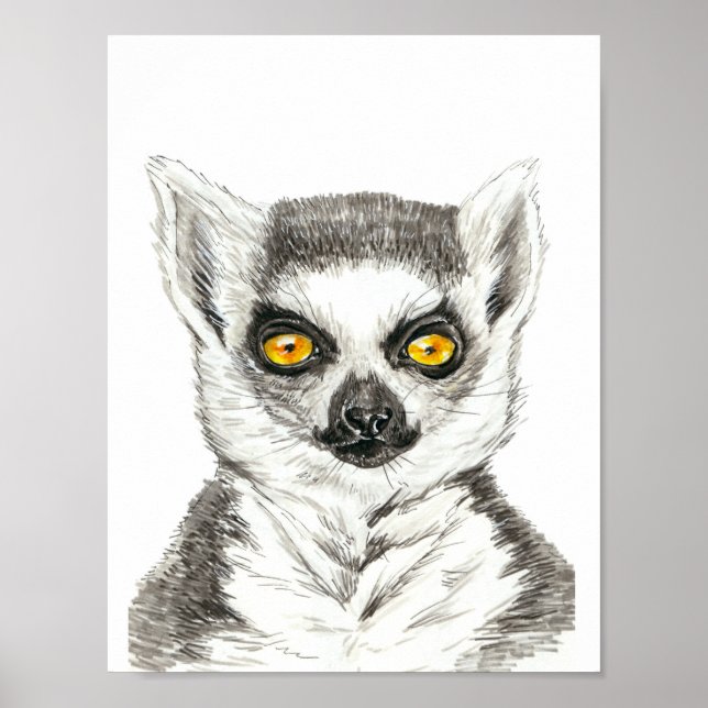Poster Lemur (Frente)
